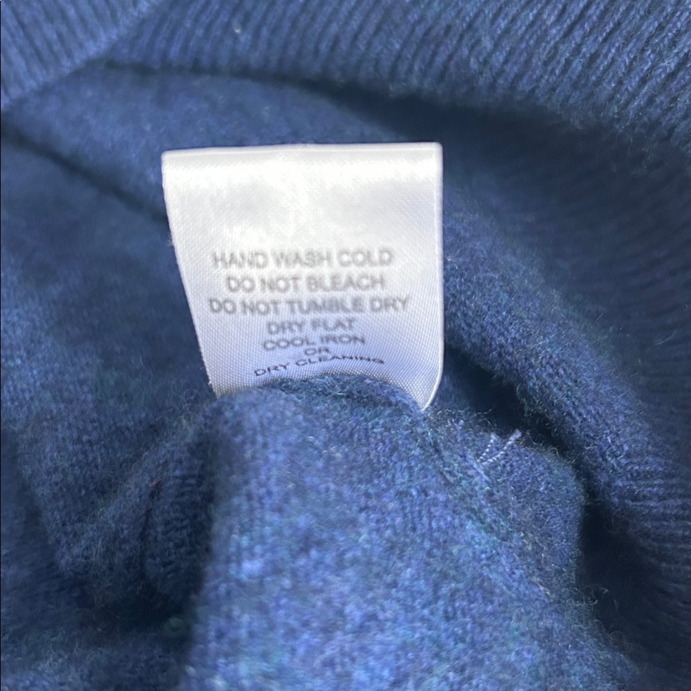 Banana republic Women’s blue crewneck sweater size medium wool cashmere blend - Picture 6 of 6